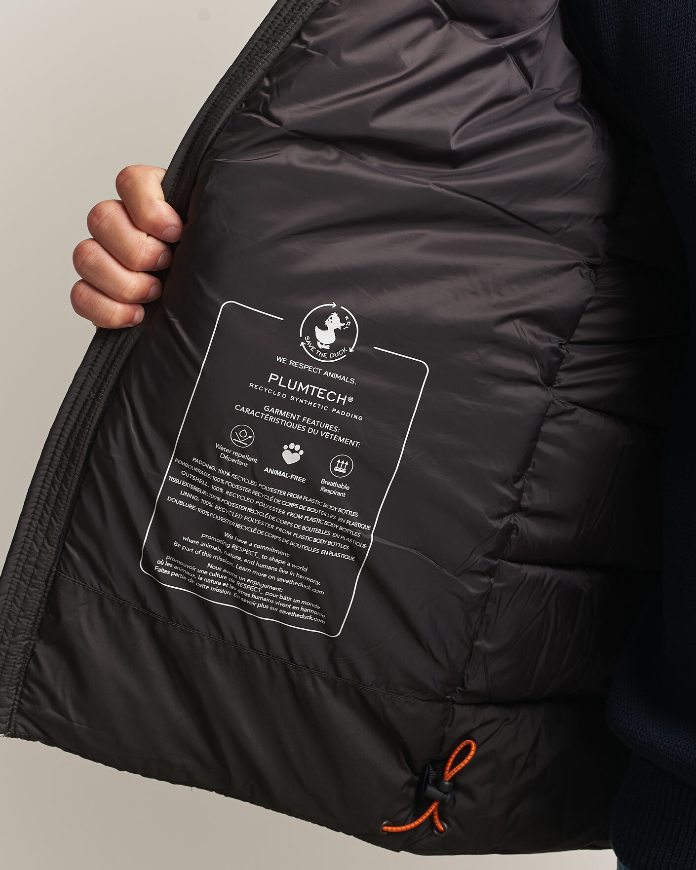Hombres | Abrigos y chaquetas | Save The Duck | Boris Matt Padded Puffer Brown Black