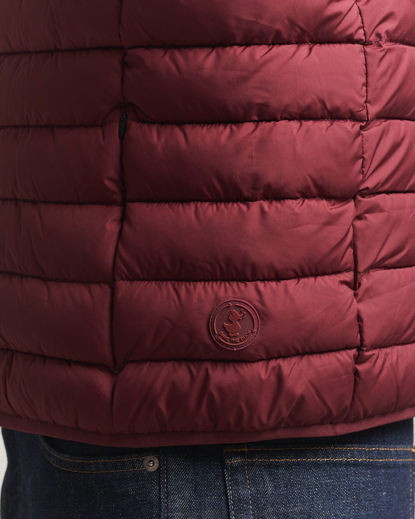 Hombres | Chalecos | Save The Duck | Rhus Matt Lightweight Vest Wine Red