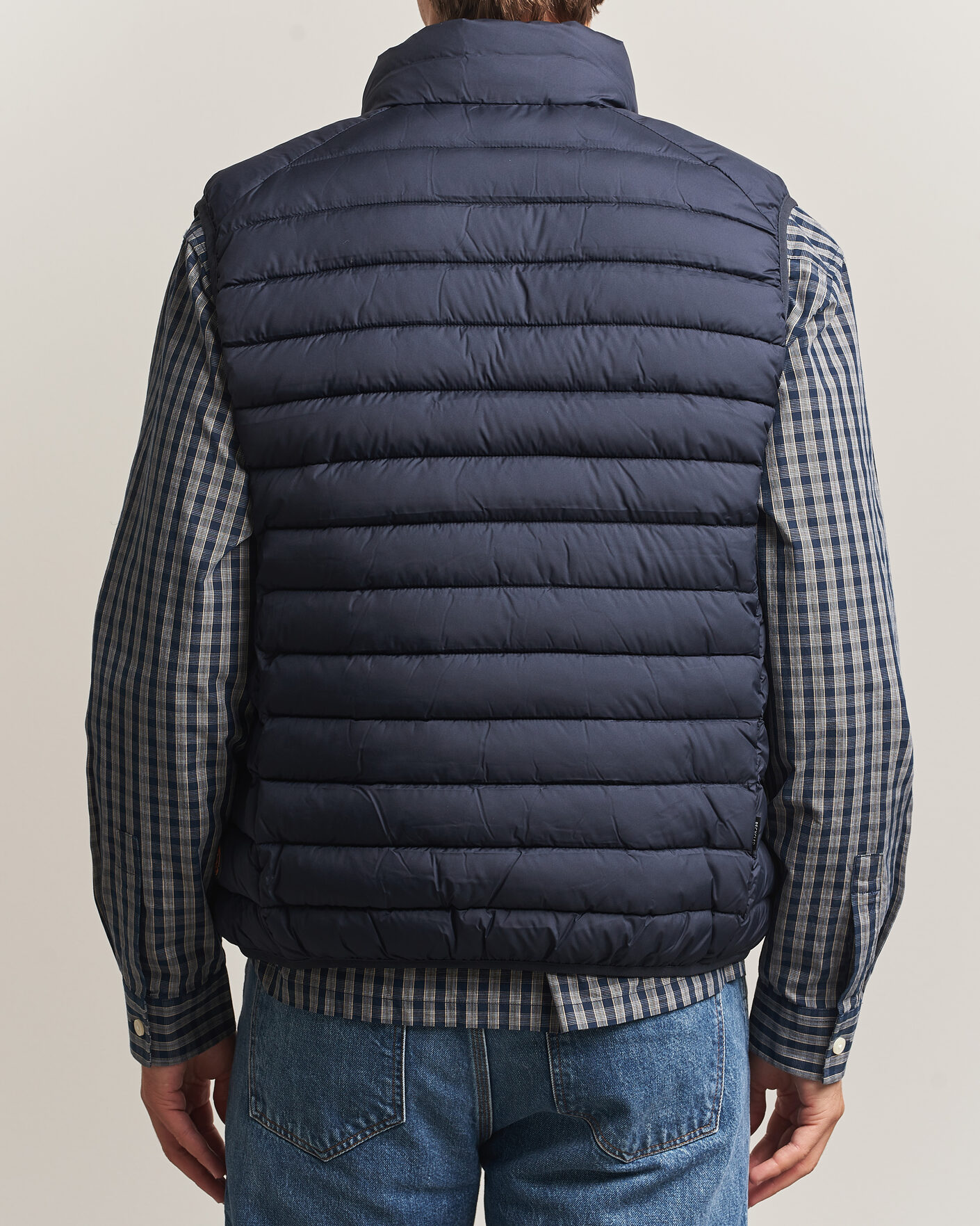 Hombres | Chalecos | Save The Duck | Rhus Matt Lightweight Vest Blue Black