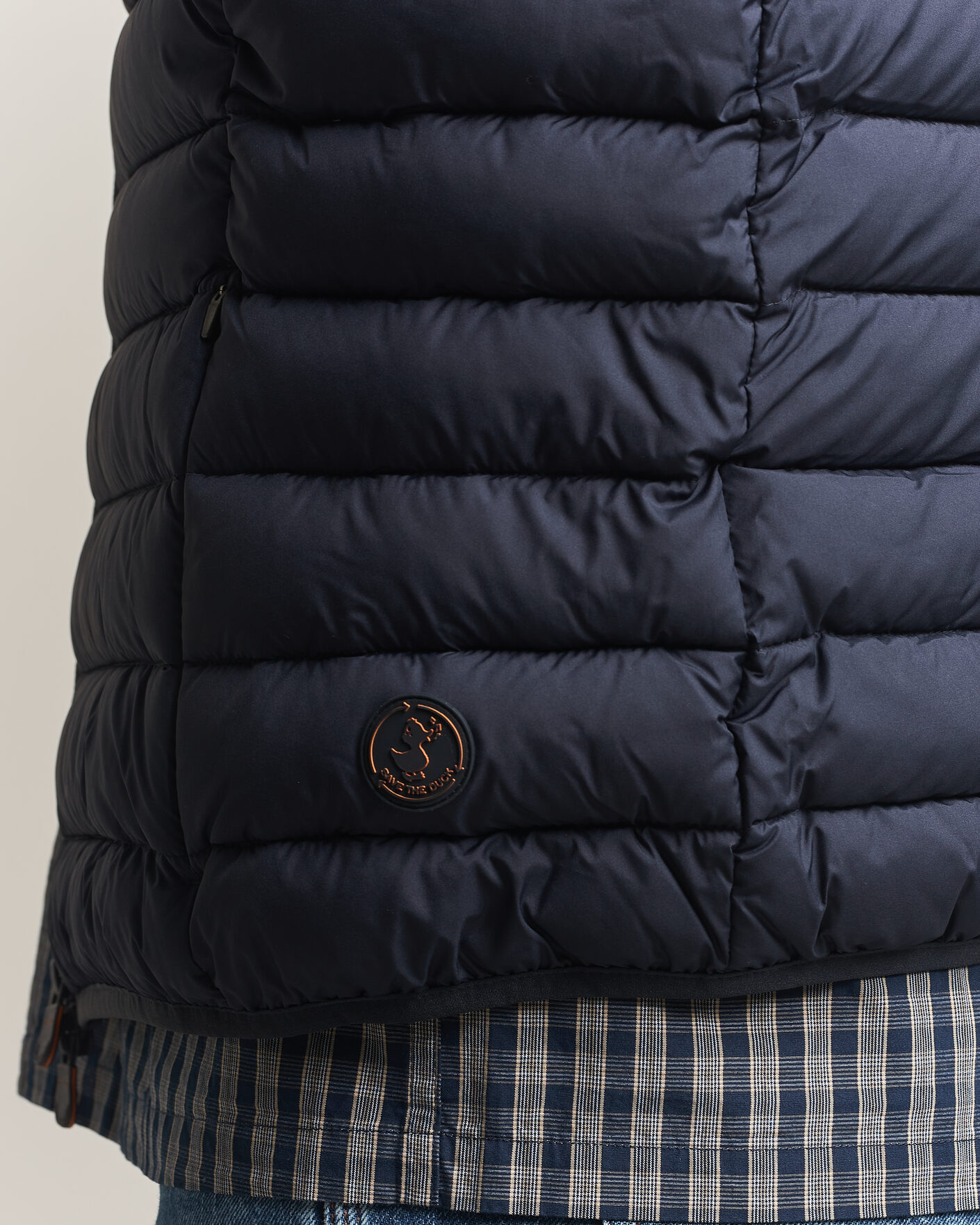 Hombres | Chalecos | Save The Duck | Rhus Matt Lightweight Vest Blue Black
