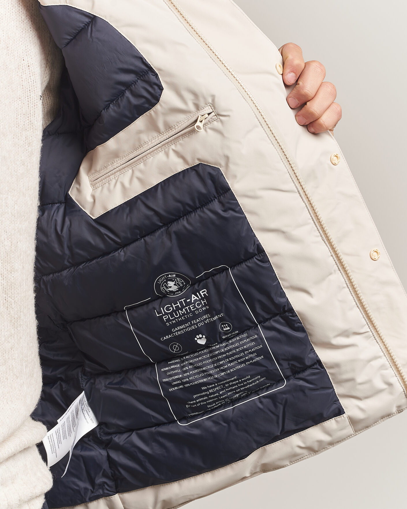 Hombres | Abrigos y chaquetas | Save The Duck | Arctic Gasparo Hooded Down Jacket Shore Beige