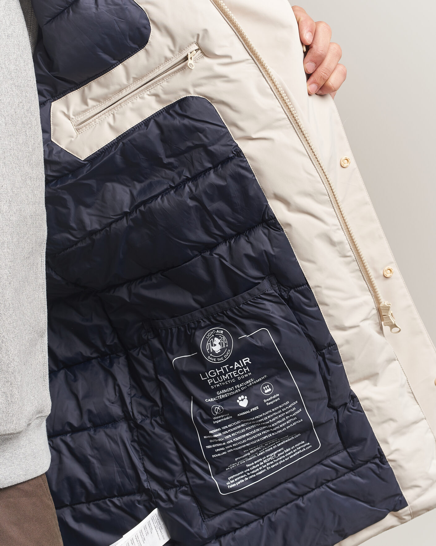 Hombres | Abrigos y chaquetas | Save The Duck | Arctic Gregoire Down Coat Shore Beige