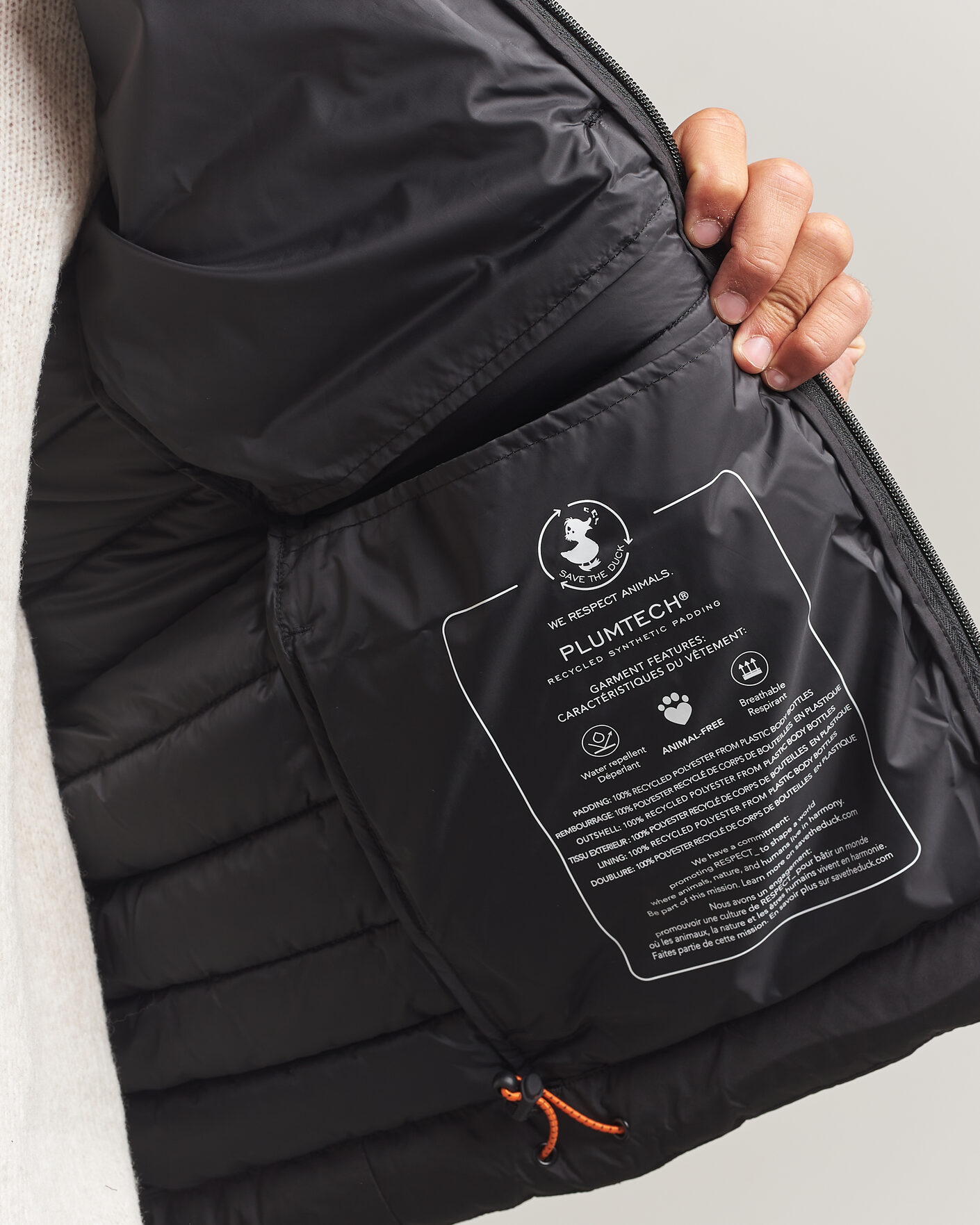 Hombres | Abrigos y chaquetas | Save The Duck | Juncus Matt Lightweight Hood Jacket Black