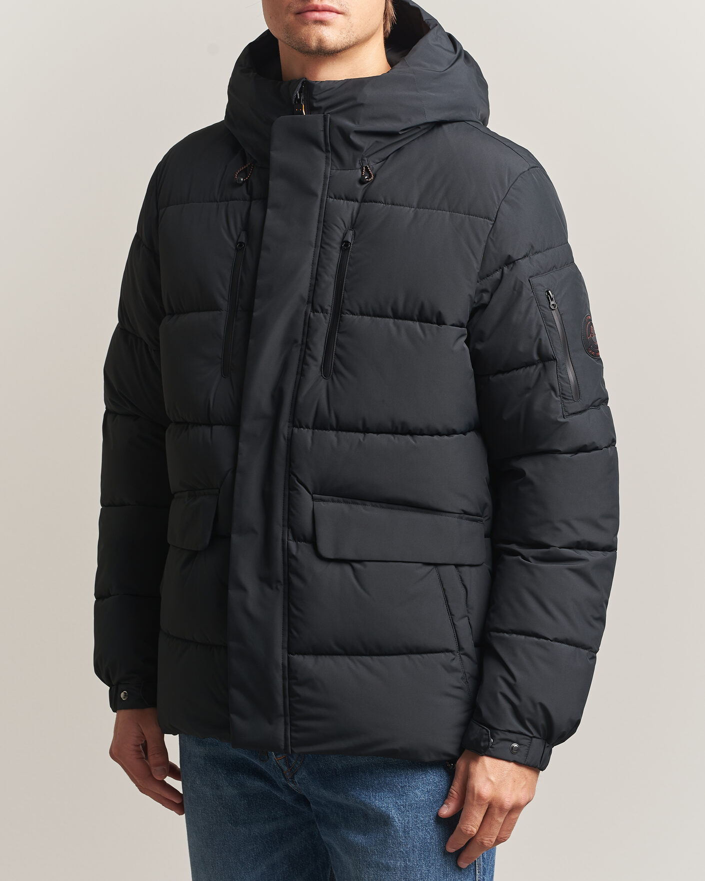 Hombres | Abrigos y chaquetas | Save The Duck | Espel Short Arctic Parka Black