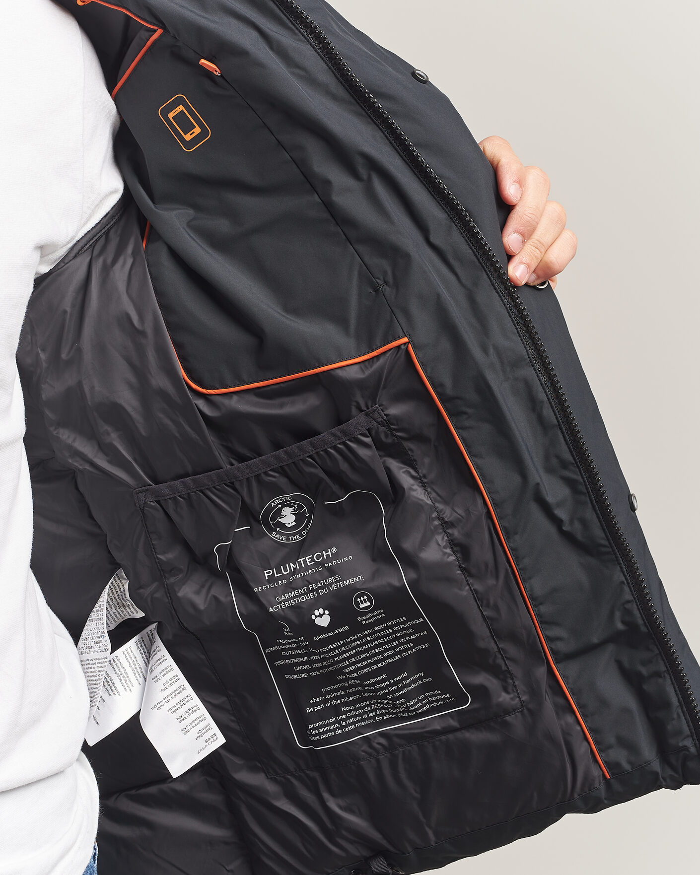 Hombres | Abrigos y chaquetas | Save The Duck | Espel Short Arctic Parka Black