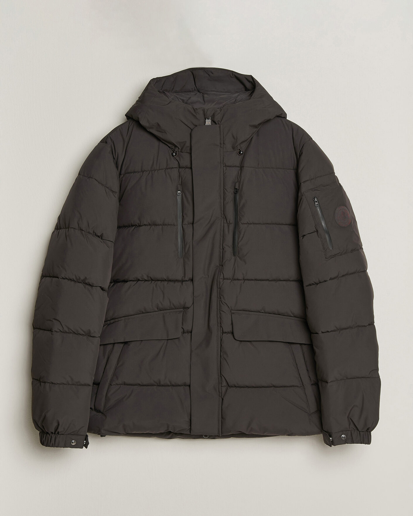Hombres | Abrigos y chaquetas | Save The Duck | Espel Short Arctic Parka Brown Black
