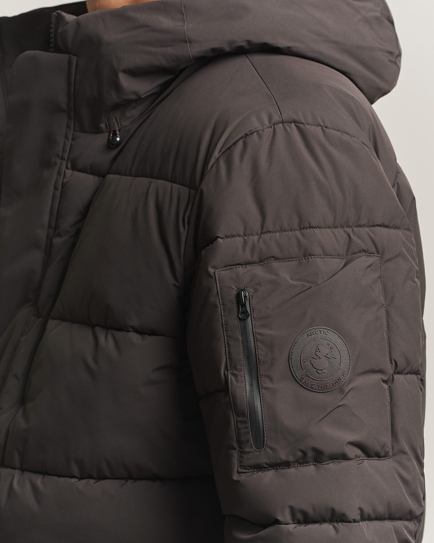 Hombres | Abrigos y chaquetas | Save The Duck | Espel Short Arctic Parka Brown Black