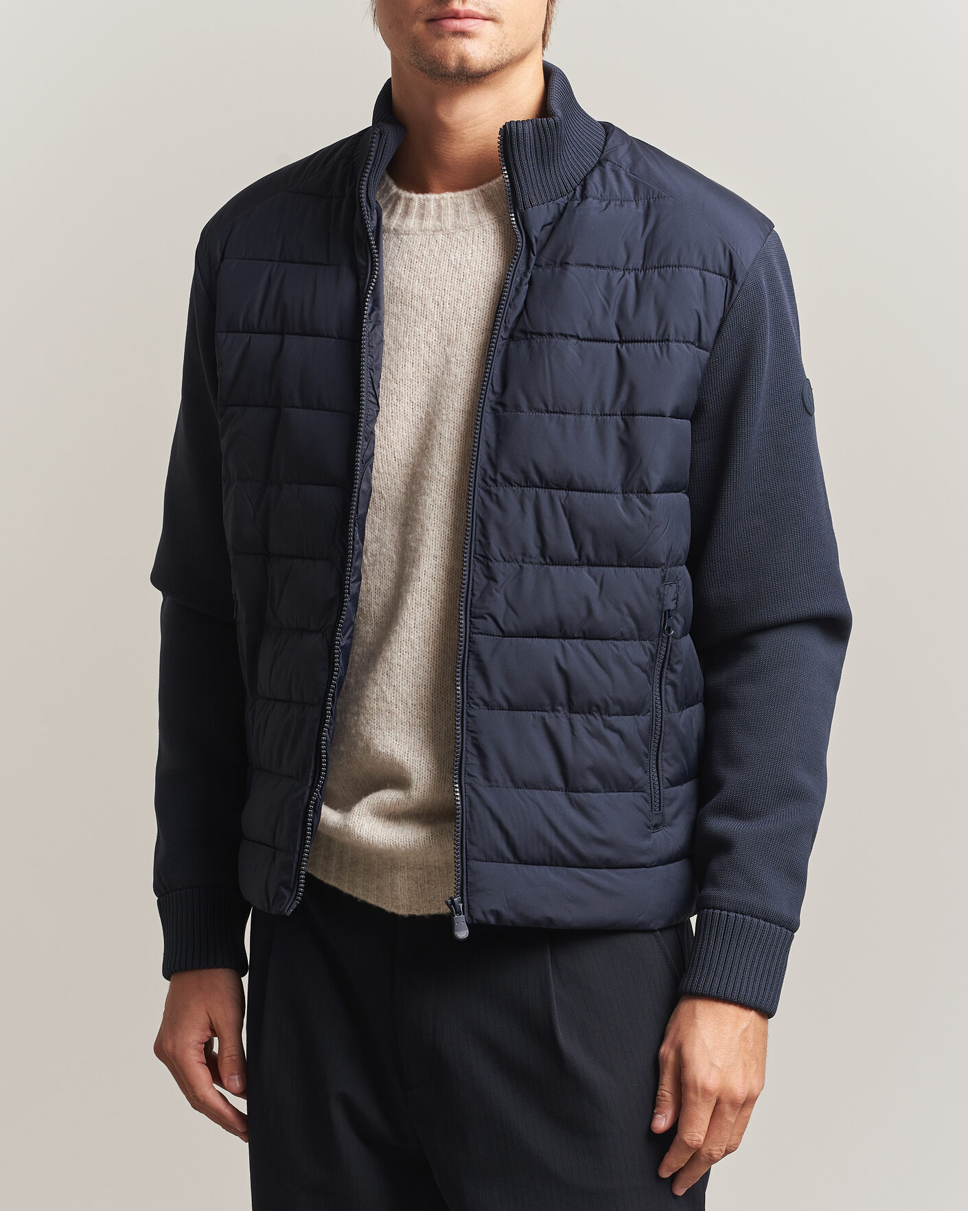 Hombres | Abrigos y chaquetas | Save The Duck | Sedum Hybrid Jacket Blue Black