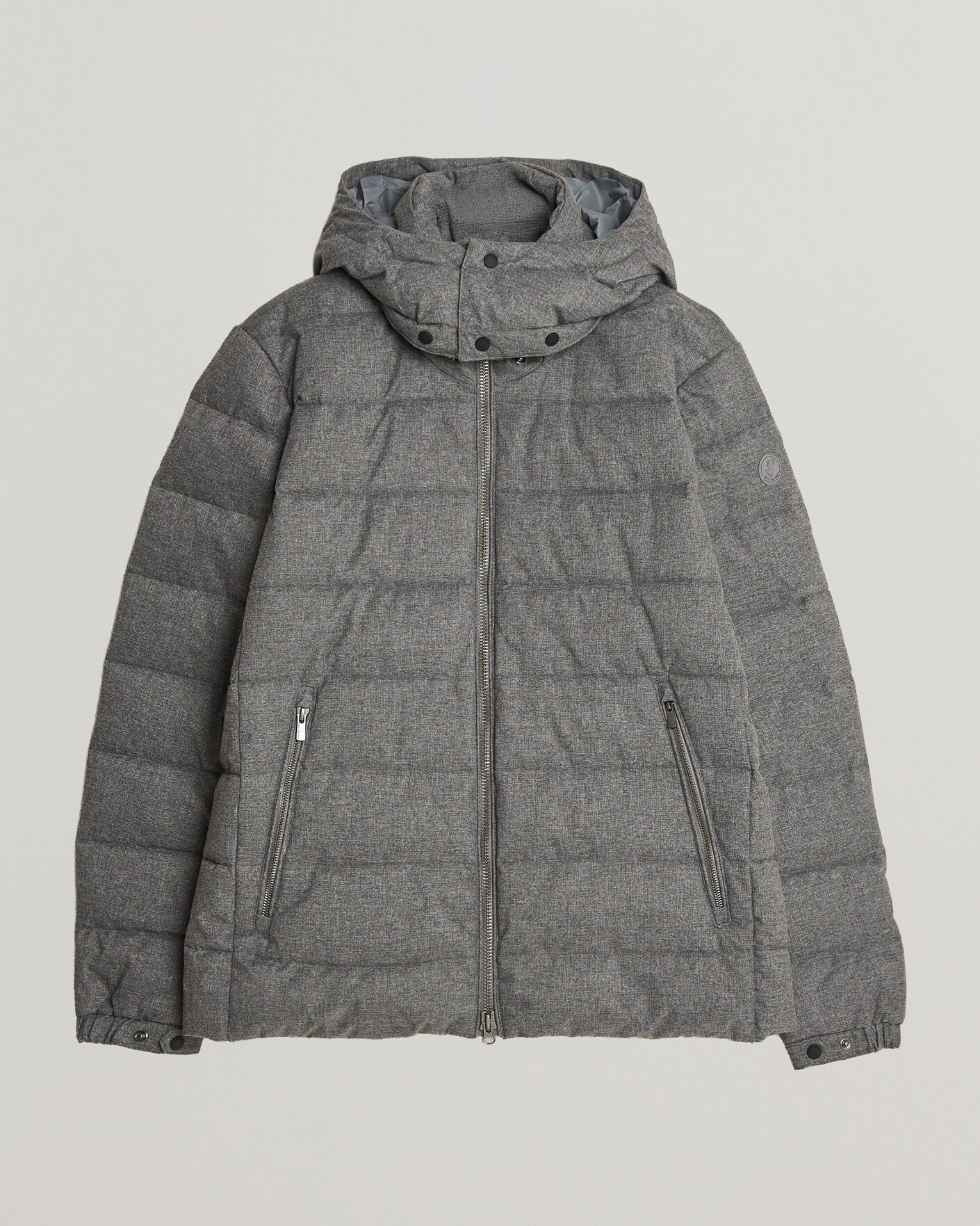 Hombres | Abrigos y chaquetas | Save The Duck | Constantin Padded Flannel Jacket Mid Grey Melange