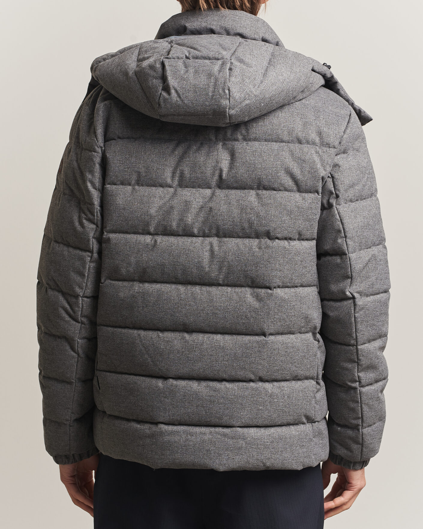 Hombres | Abrigos y chaquetas | Save The Duck | Constantin Padded Flannel Jacket Mid Grey Melange