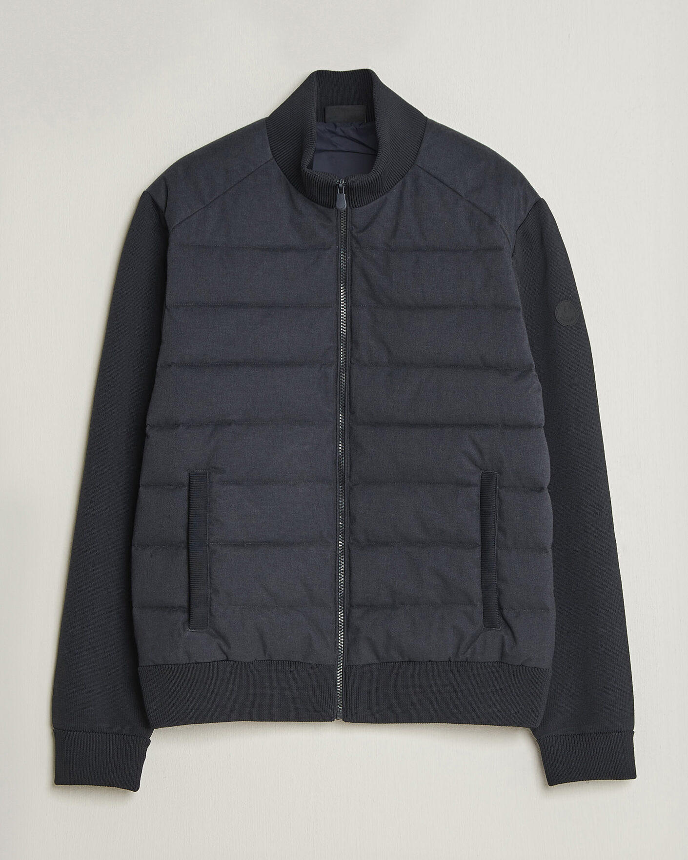 Hombres | Abrigos y chaquetas | Save The Duck | Lasse Padded Hybrid Jacket Navy Blue Melange