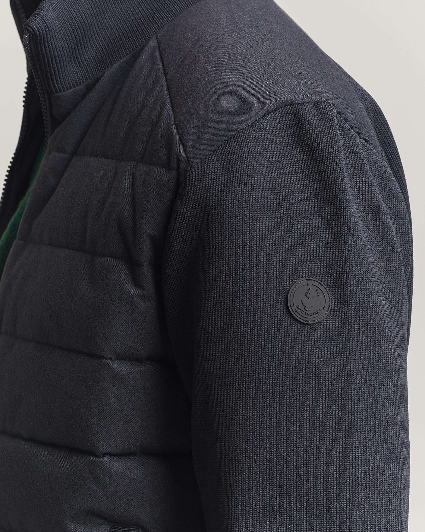 Hombres | Abrigos y chaquetas | Save The Duck | Lasse Padded Hybrid Jacket Navy Blue Melange