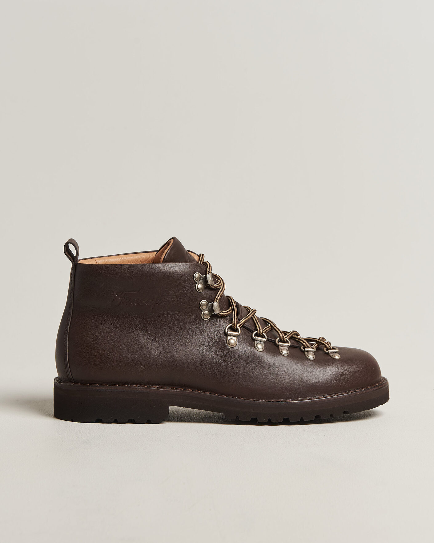 Hombres | Botas | Fracap | M120 Grain Leather Boot Dark Brown