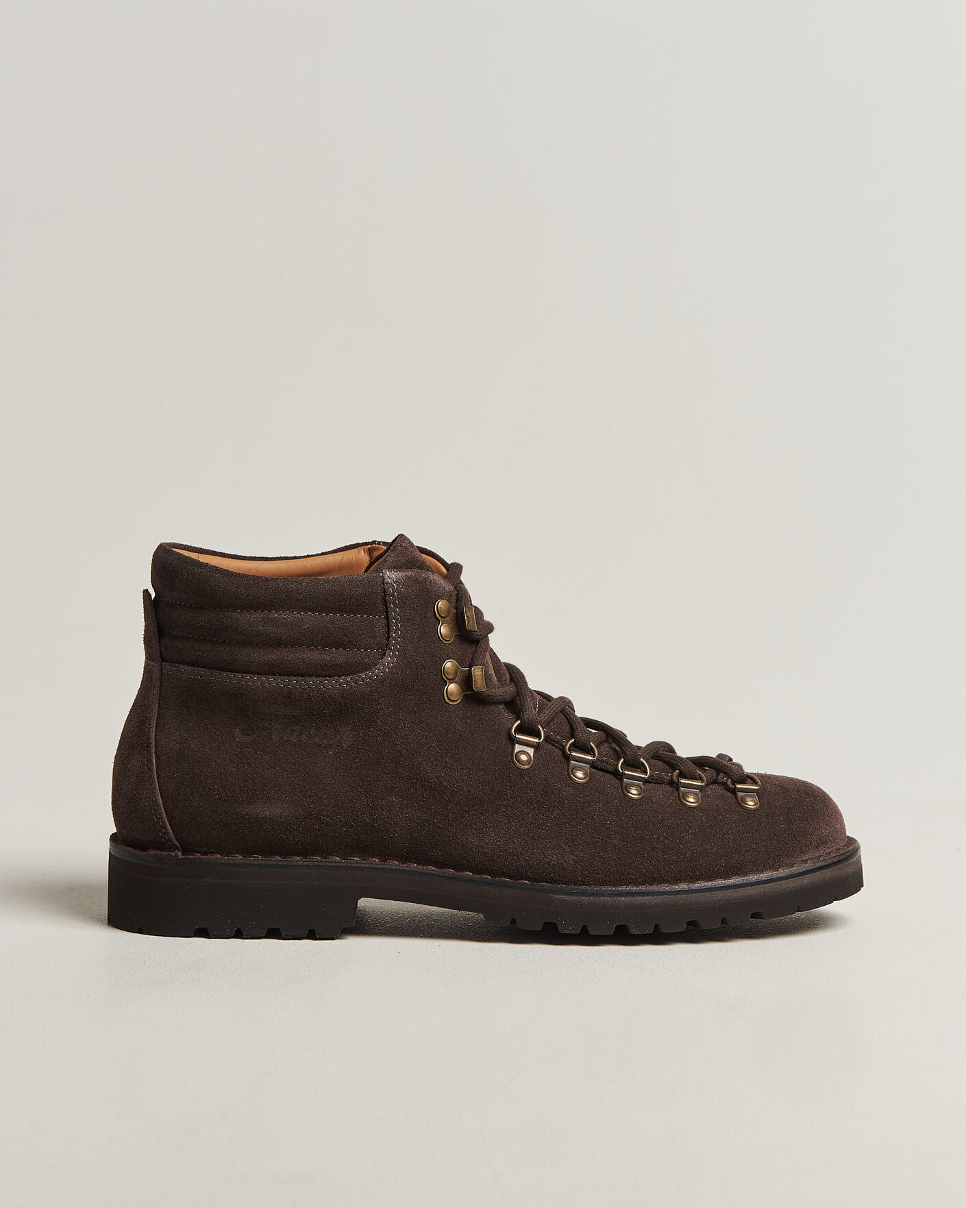 Hombres | Botas | Fracap | M127 Suede Boot Dark Brown