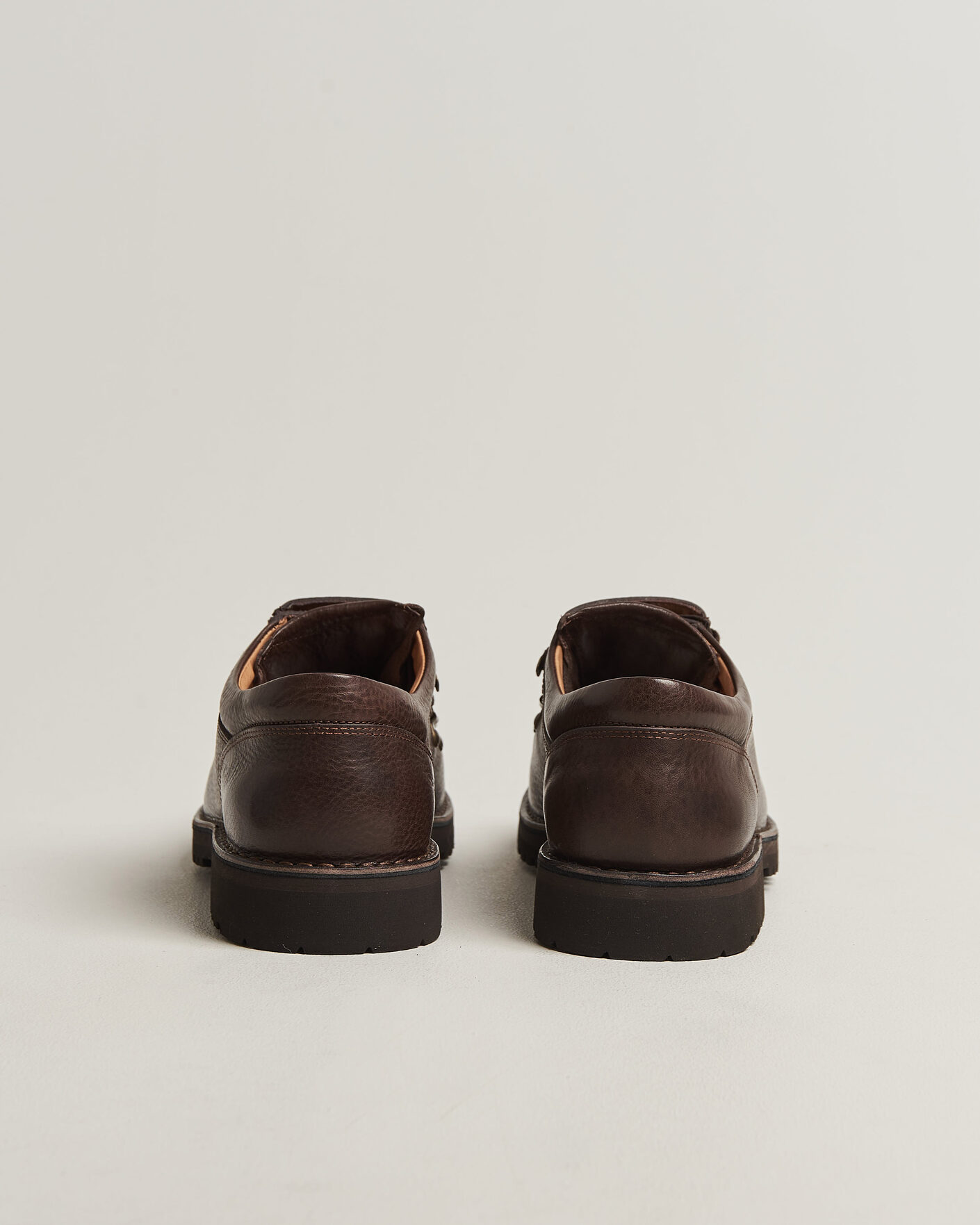 Hombres | Botas | Fracap | M121 Low Grain Leather Boot Dark Brown