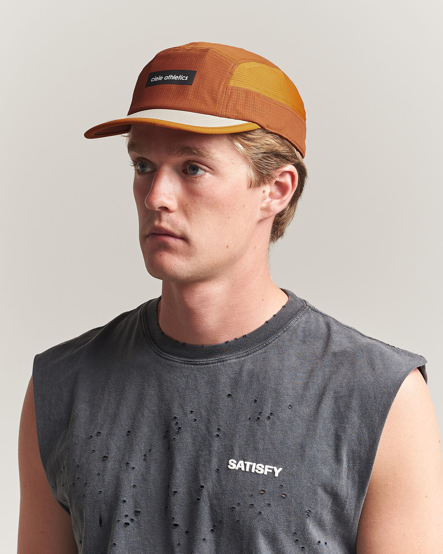 Hombres | Sombreros y gorras | Ciele | GOCap Field Running Cap Gingerbread Sunset