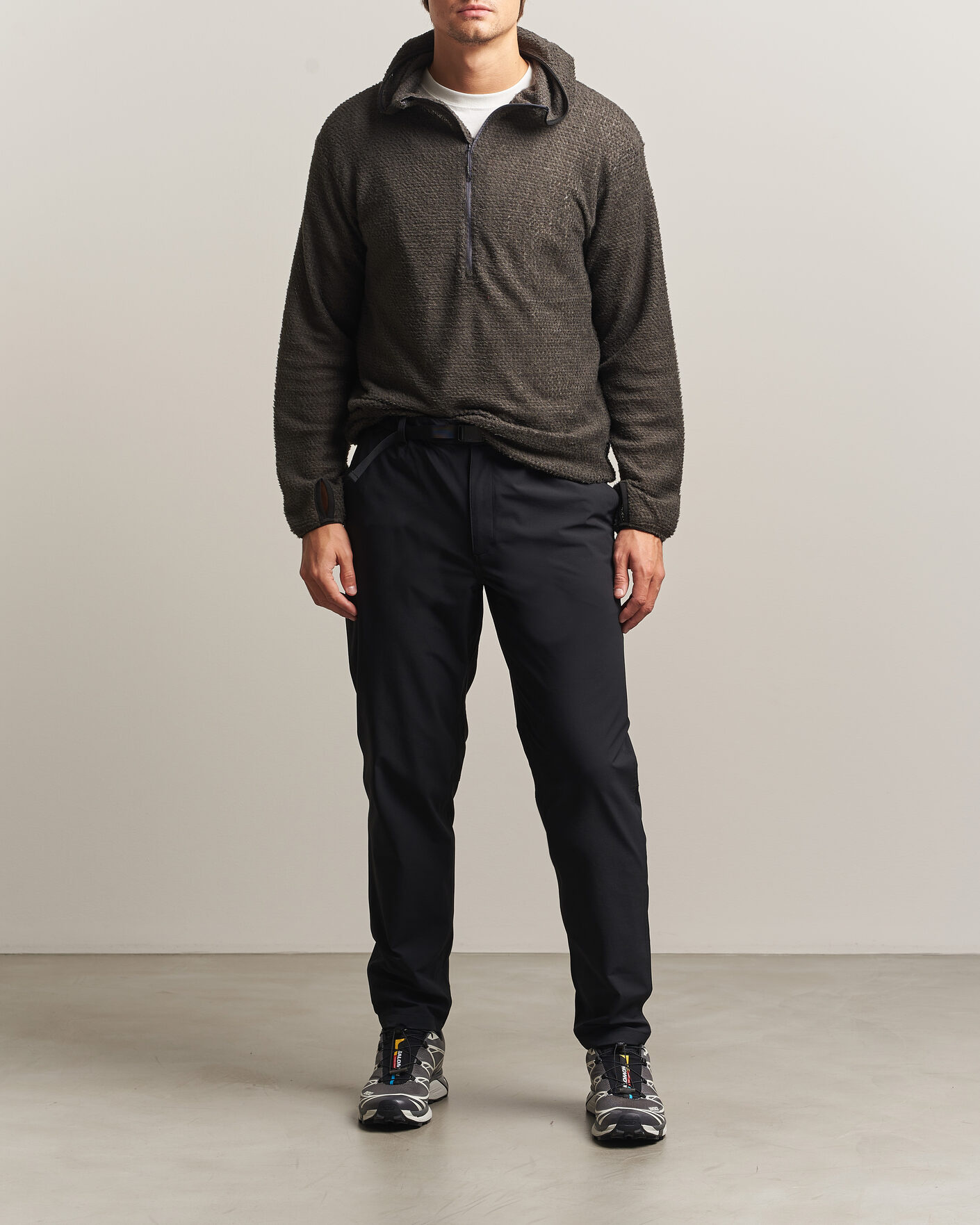 Hombres | Pantalones | Snow Peak | Water-Repellent Stretch Tapered Pants Black