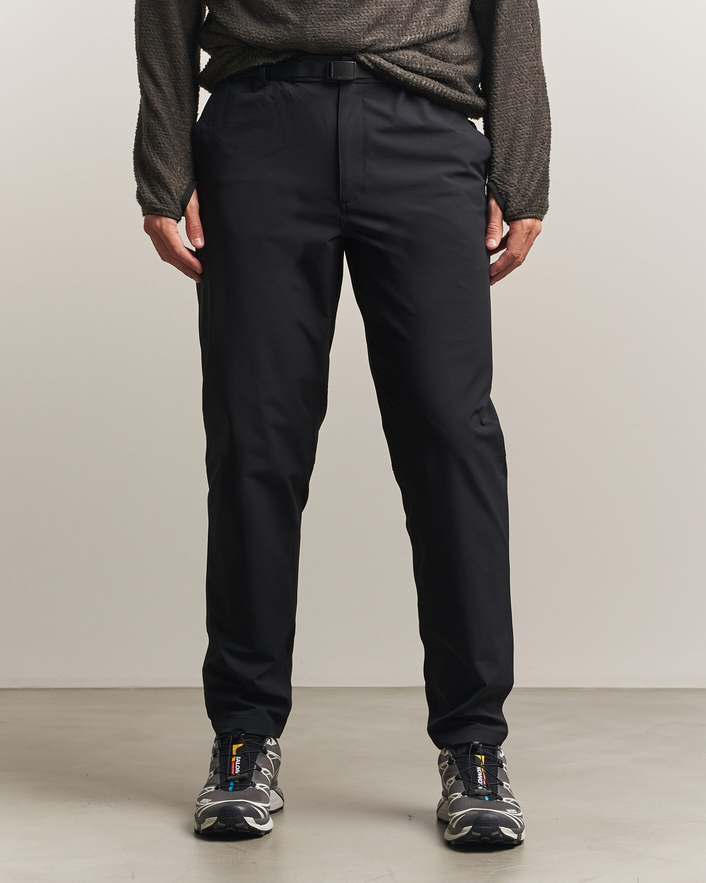 Hombres | Pantalones | Snow Peak | Water-Repellent Stretch Tapered Pants Black