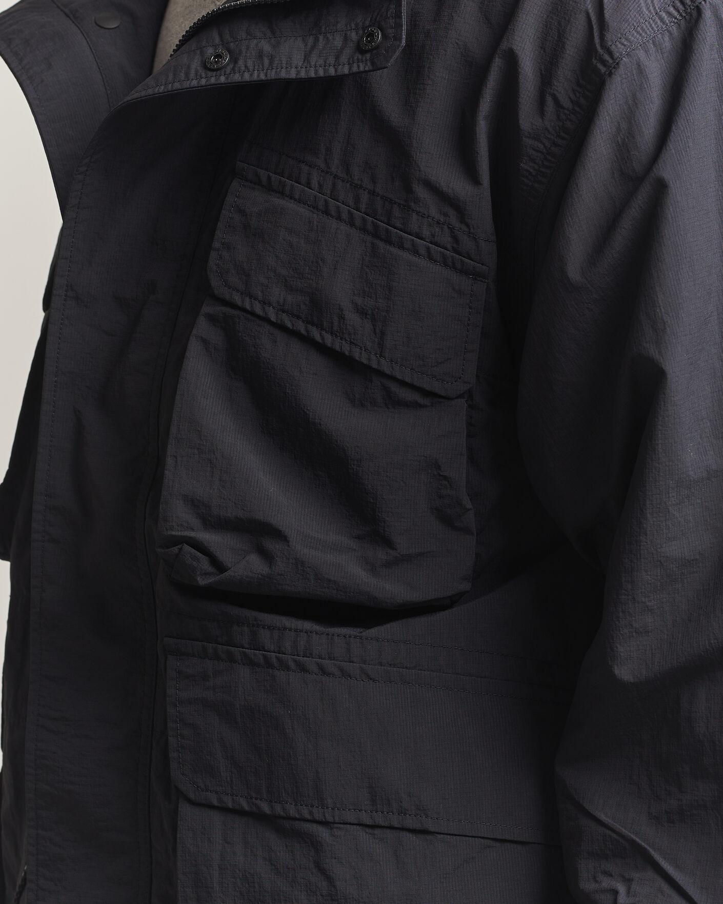 Hombres | Abrigos y chaquetas | Snow Peak | Nylon Double Rip Jacket Black