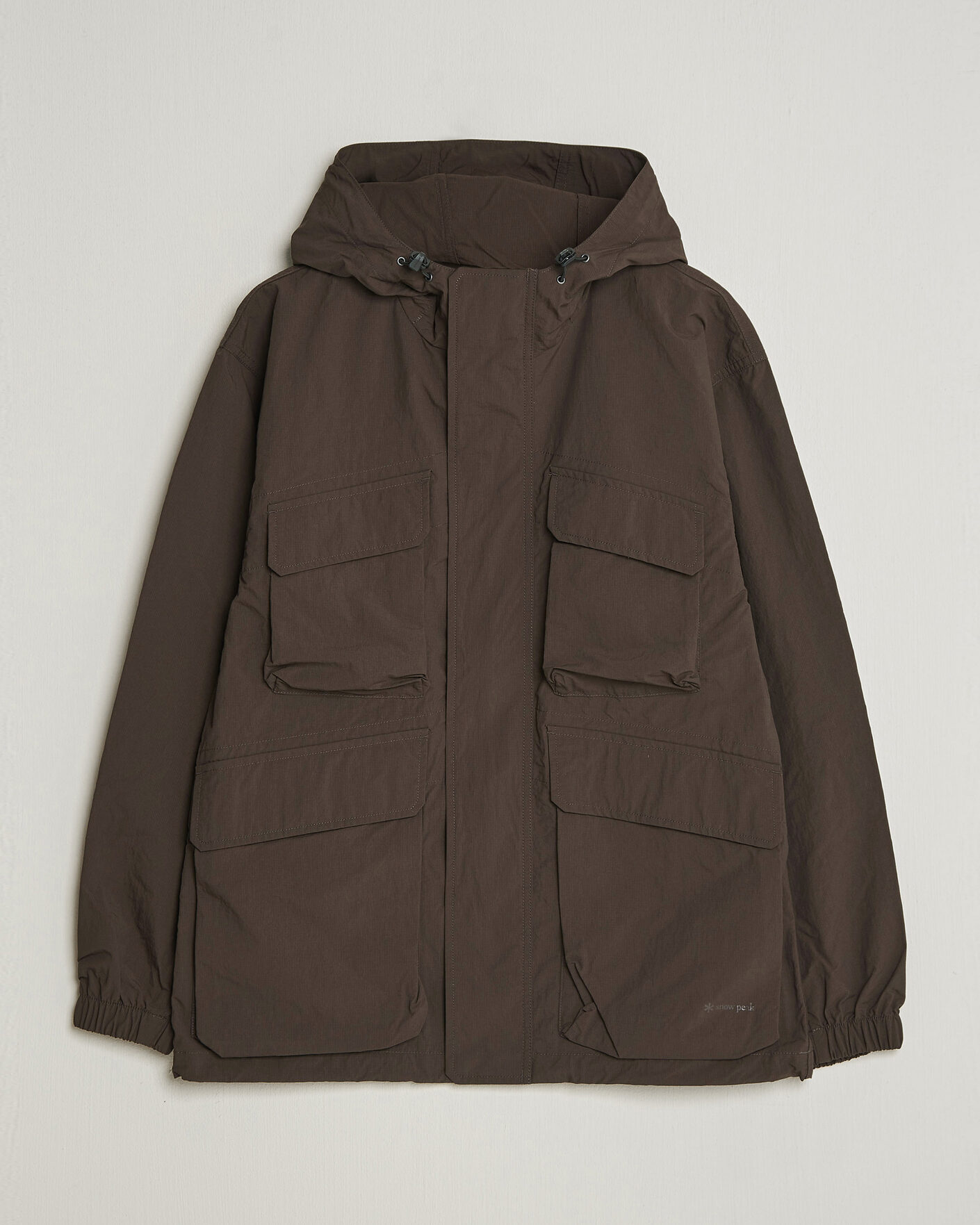 Hombres | Abrigos y chaquetas | Snow Peak | Nylon Double Rip Jacket Dark Brown