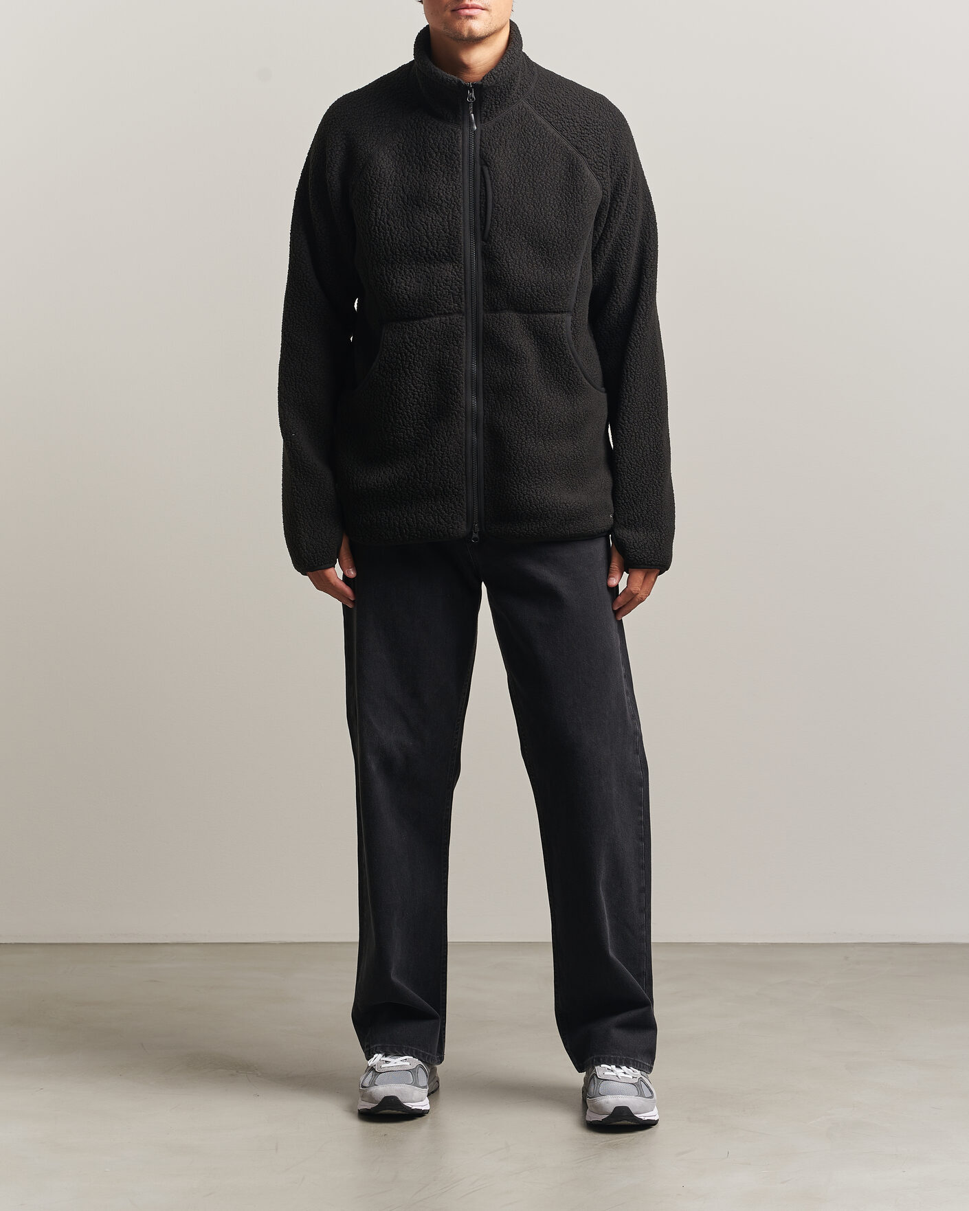 Hombres | Abrigos y chaquetas | Snow Peak | Thermal Boa Fleece Jacket Black