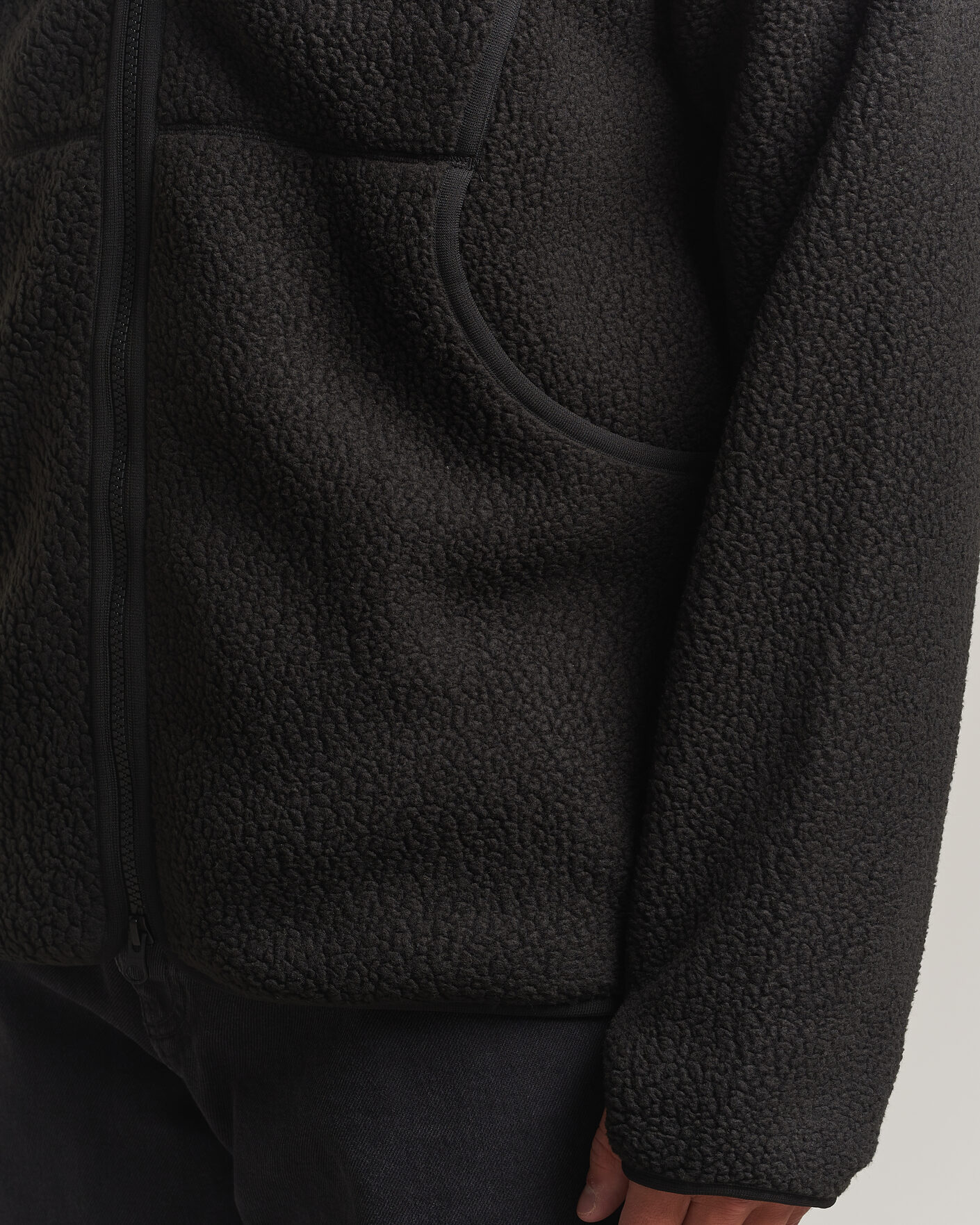 Hombres | Abrigos y chaquetas | Snow Peak | Thermal Boa Fleece Jacket Black