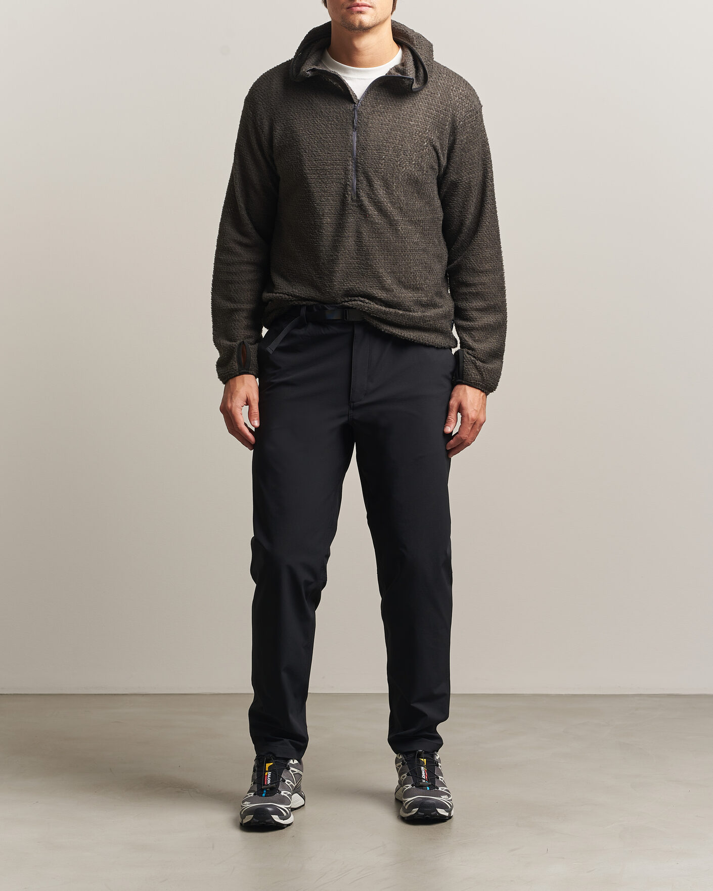 Hombres | Jerséis y prendas de punto | Snow Peak | Alpha Direct 90 Hoodie Charcoal