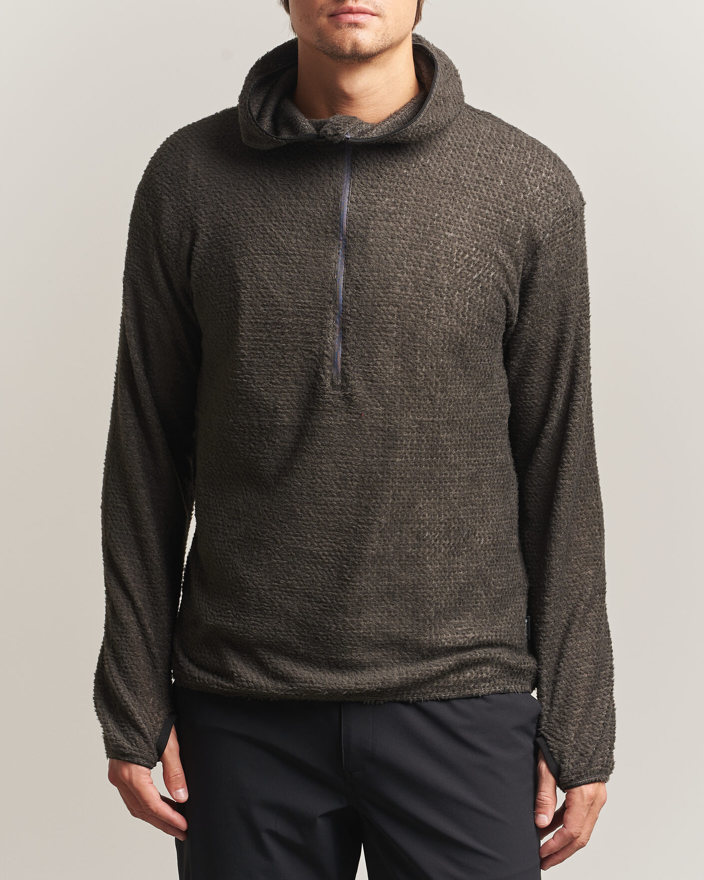 Hombres | Jerséis y prendas de punto | Snow Peak | Alpha Direct 90 Hoodie Charcoal