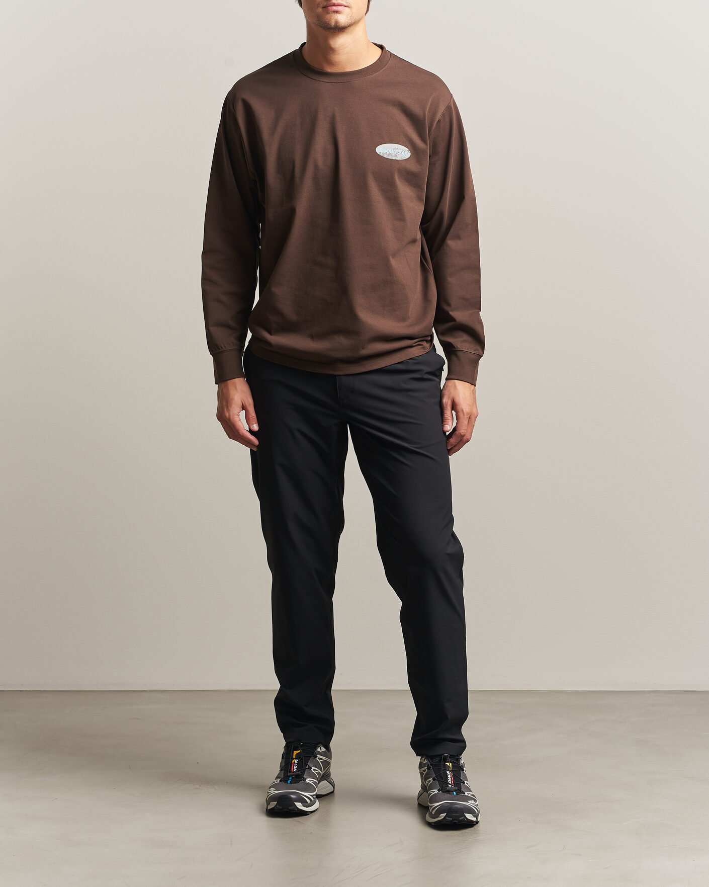 Hombres | Camisetas | Snow Peak | Campscape L/S T-Shirt Brown