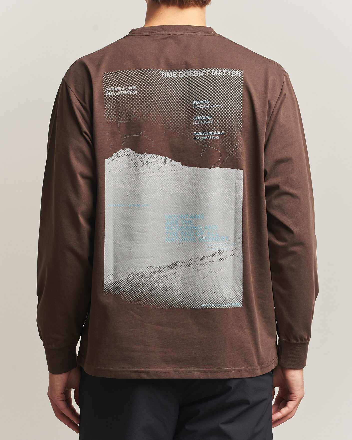 Hombres | Camisetas | Snow Peak | Campscape L/S T-Shirt Brown