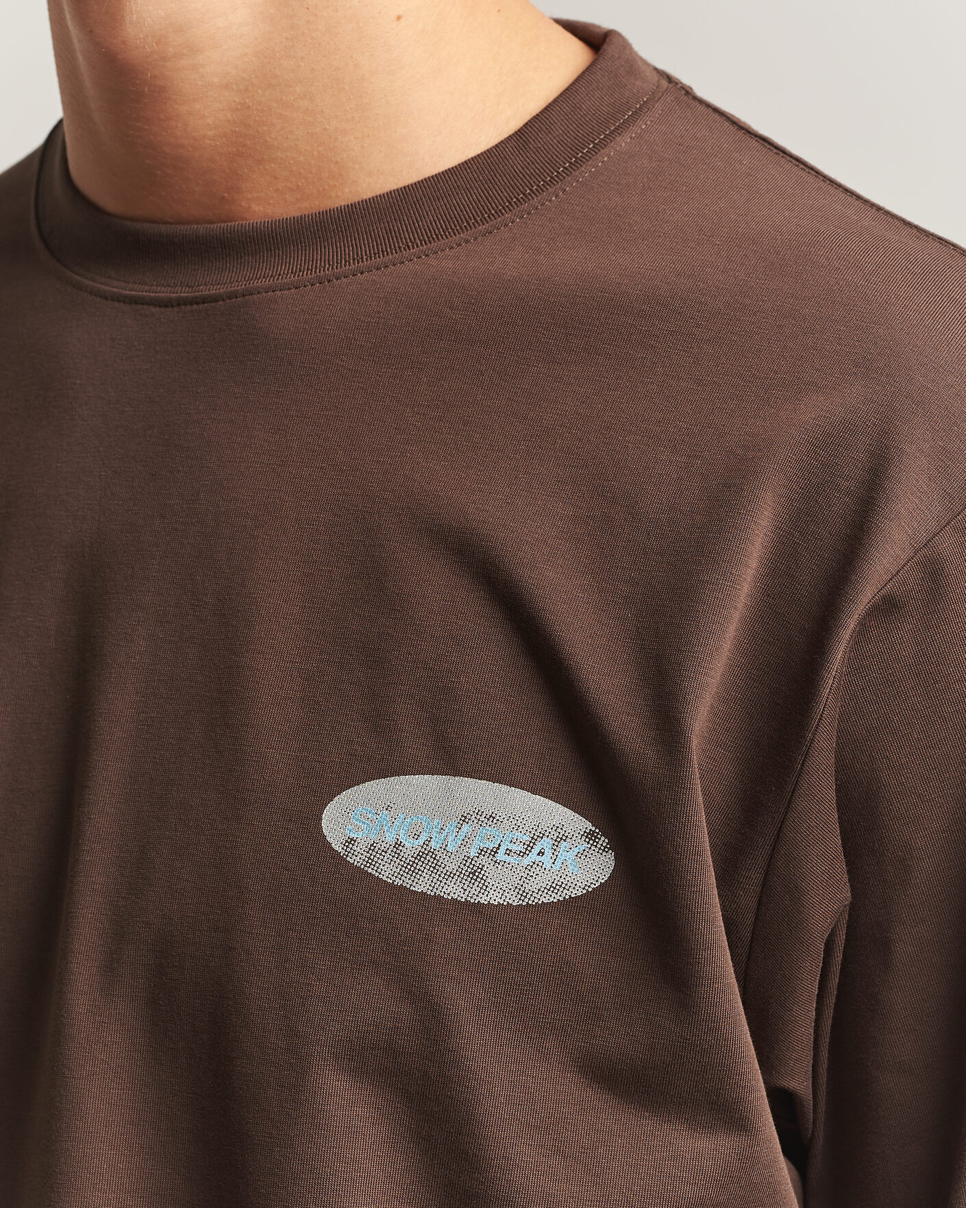 Hombres | Camisetas | Snow Peak | Campscape L/S T-Shirt Brown