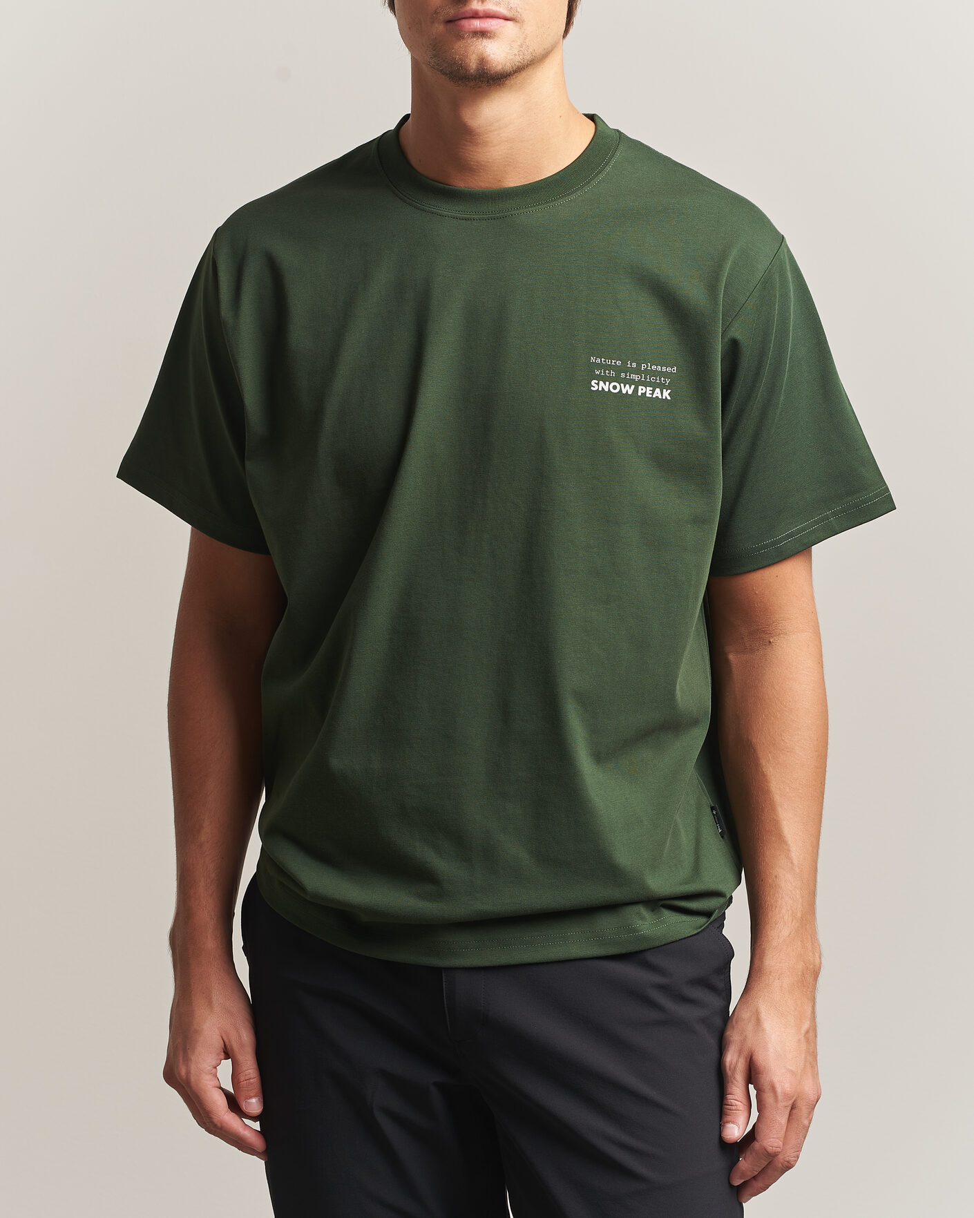 Hombres | Camisetas | Snow Peak | Elemental Balance T-Shirt Dark Green