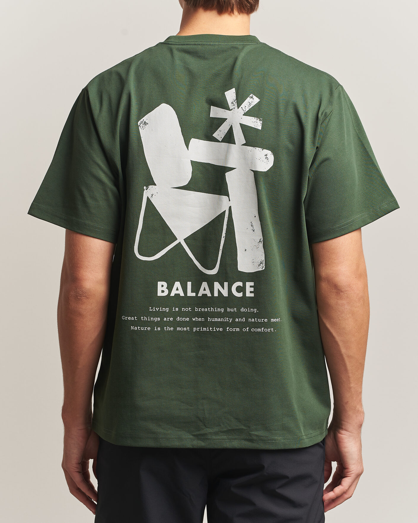 Hombres | Camisetas | Snow Peak | Elemental Balance T-Shirt Dark Green