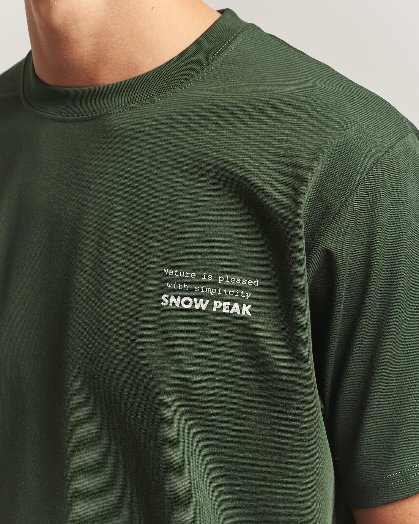 Hombres | Camisetas | Snow Peak | Elemental Balance T-Shirt Dark Green