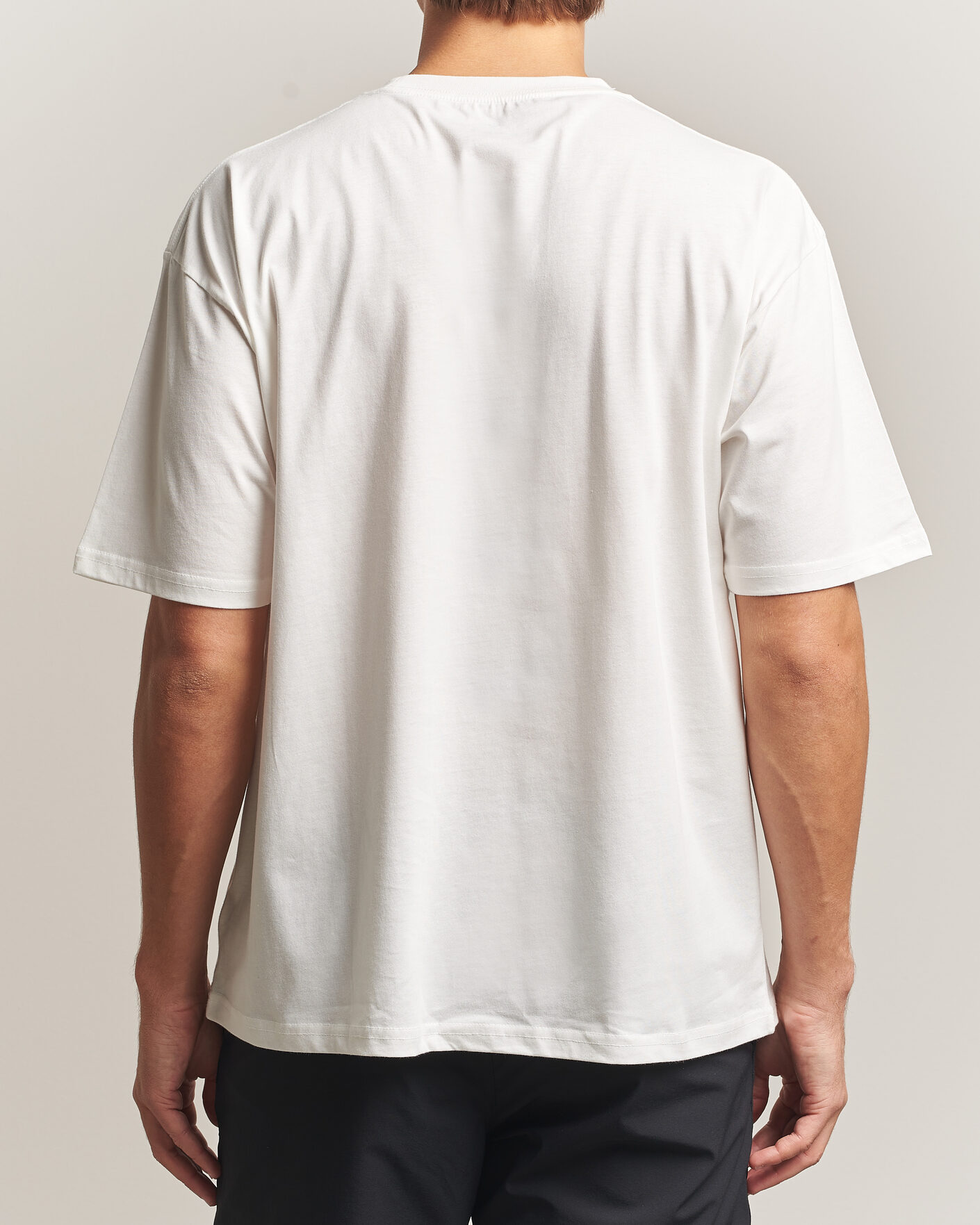 Hombres | Camisetas | Snow Peak | Soft Cotton Relaxed Logo T-Shirt Off White