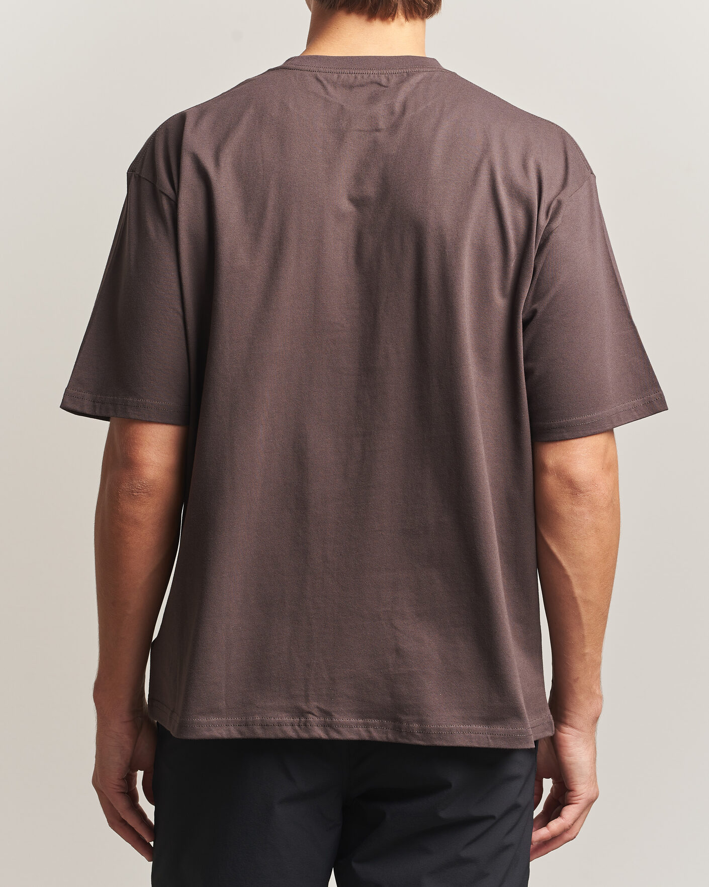 Hombres | Camisetas | Snow Peak | Soft Cotton Relaxed Logo T-Shirt Brown