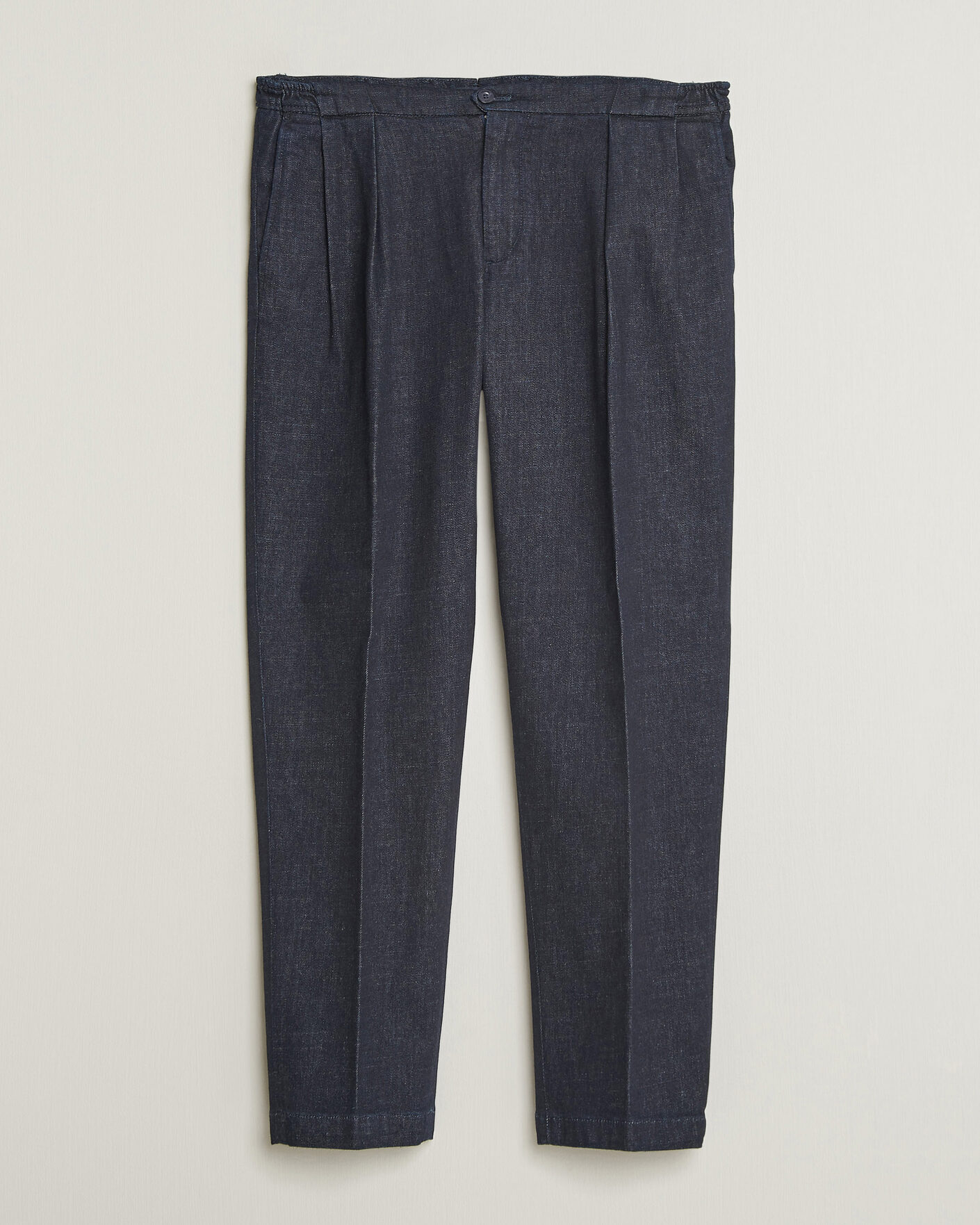 Hombres | Pantalones | Briglia 1949 | Portobello Loose Fit Denim Trousers Dark Blue