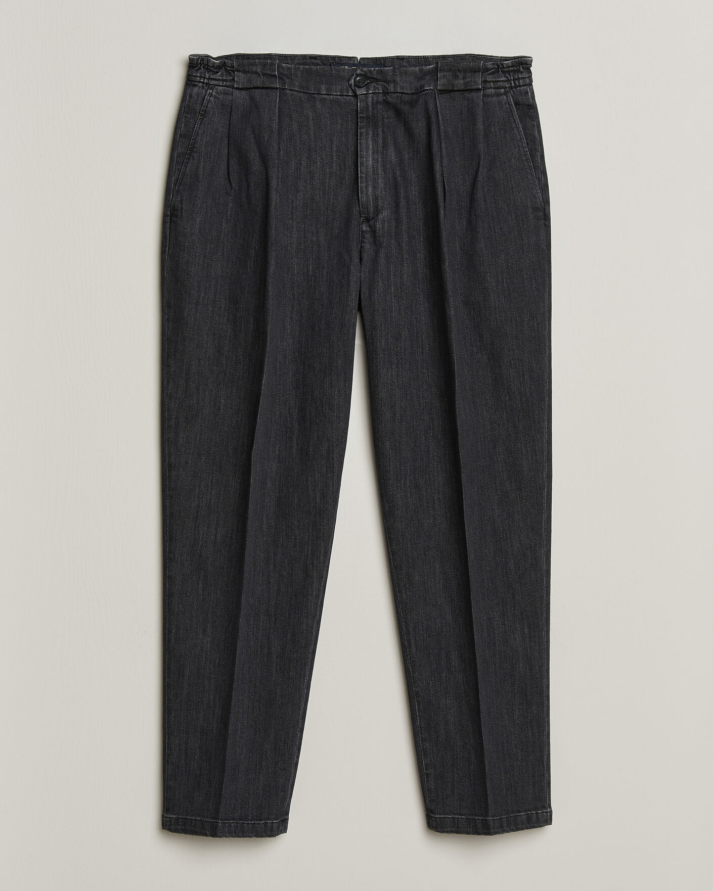 Hombres | Pantalones | Briglia 1949 | Portobello Loose Fit Denim Trousers Grey