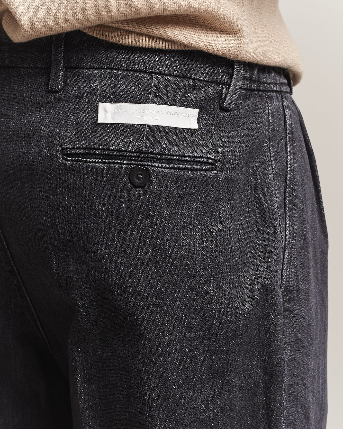 Hombres | Pantalones | Briglia 1949 | Portobello Loose Fit Denim Trousers Grey