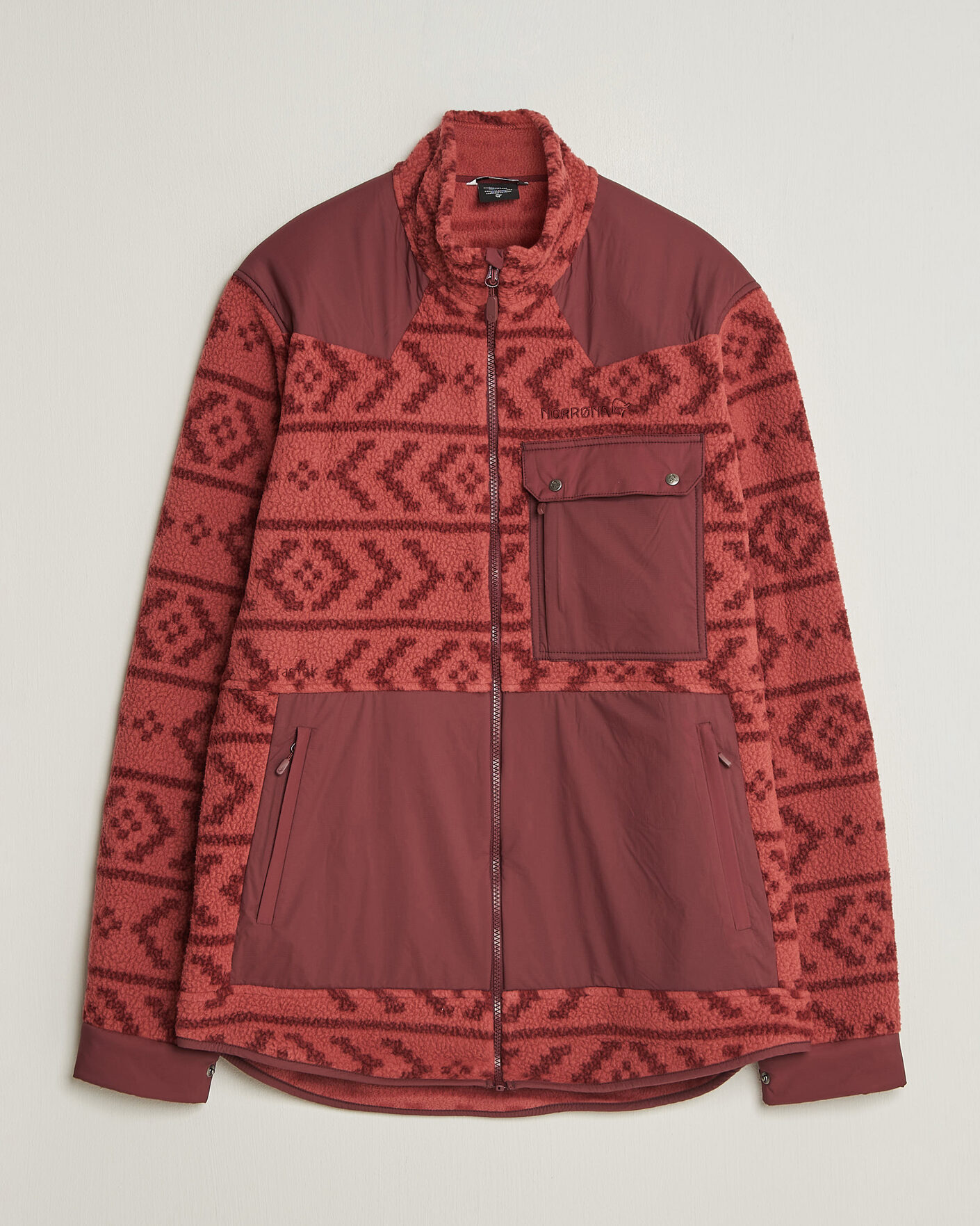 Hombres | Abrigos y chaquetas | Norrøna | Tamok Warm3 Fleece Jacket Cowhide