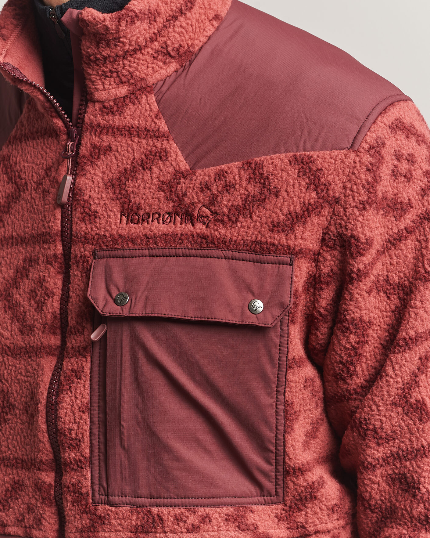 Hombres | Abrigos y chaquetas | Norrøna | Tamok Warm3 Fleece Jacket Cowhide