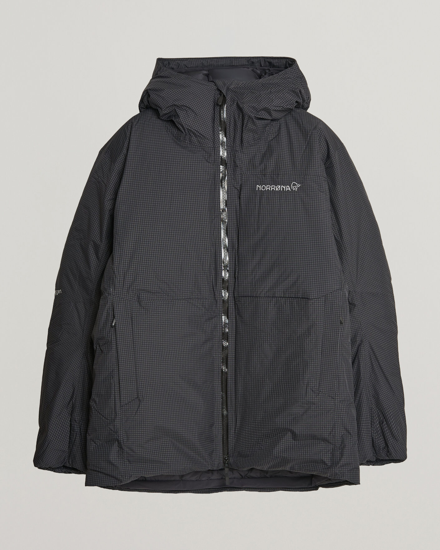Hombres | Abrigos y chaquetas | Norrøna | Trollveggen dri2 Down 800 Zip Hood Caviar Black