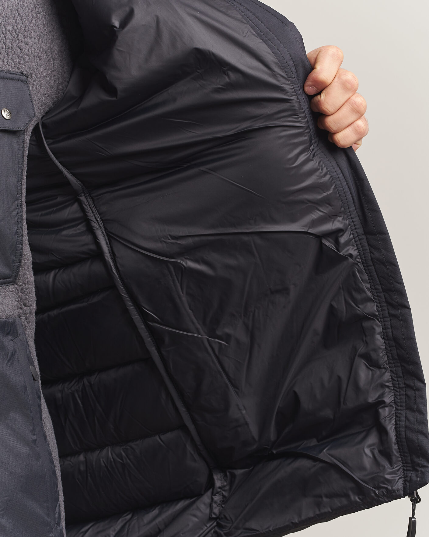 Hombres | Abrigos y chaquetas | Norrøna | Femund Down 700 Zip Hood Caviar Black