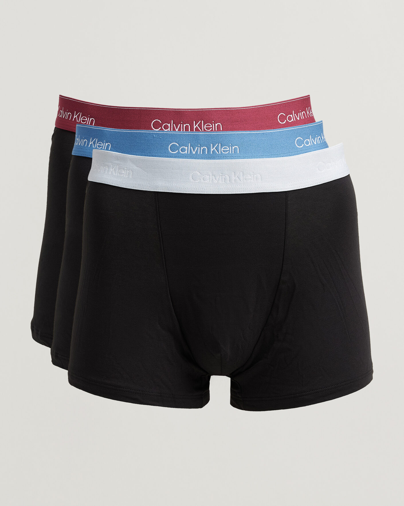 Hombres | Ropa interior y calcetines | Calvin Klein | 3-Pack Icon Cotton Stretch Relaxed Trunk Black