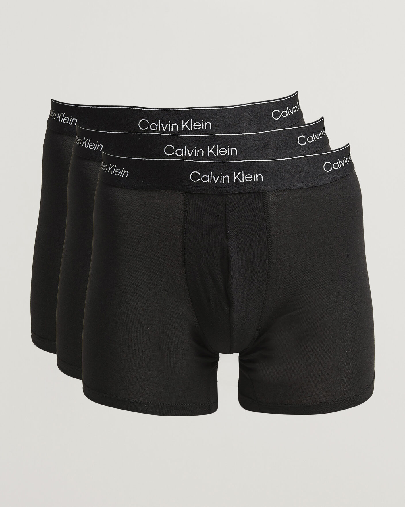Hombres | Ropa interior y calcetines | Calvin Klein | 3-Pack Icon Cotton Stretch Boxer Brief Black