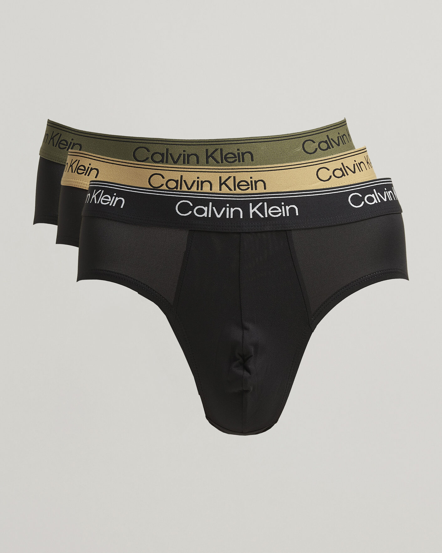 Hombres | Ropa interior y calcetines | Calvin Klein | 3-Pack Micro Stretch Hip Brief Black