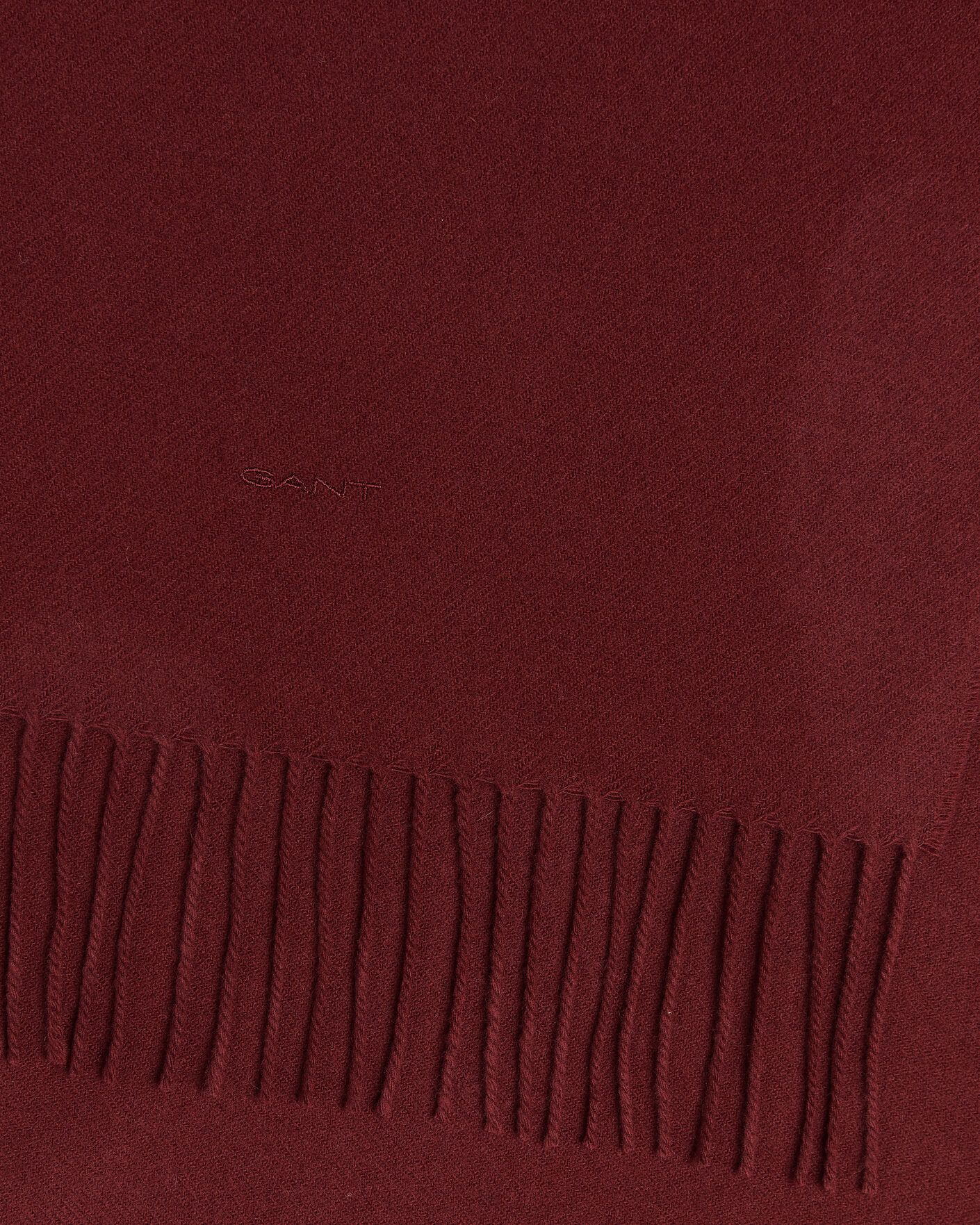 Hombres | Bufandas | Gant | Wool Scarf Deep Grape Wine