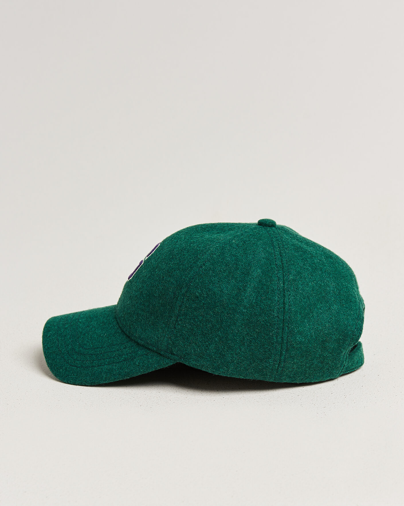 Hombres | Sombreros y gorras | Gant | G Badge Wool Melton Cap Dark Emerald