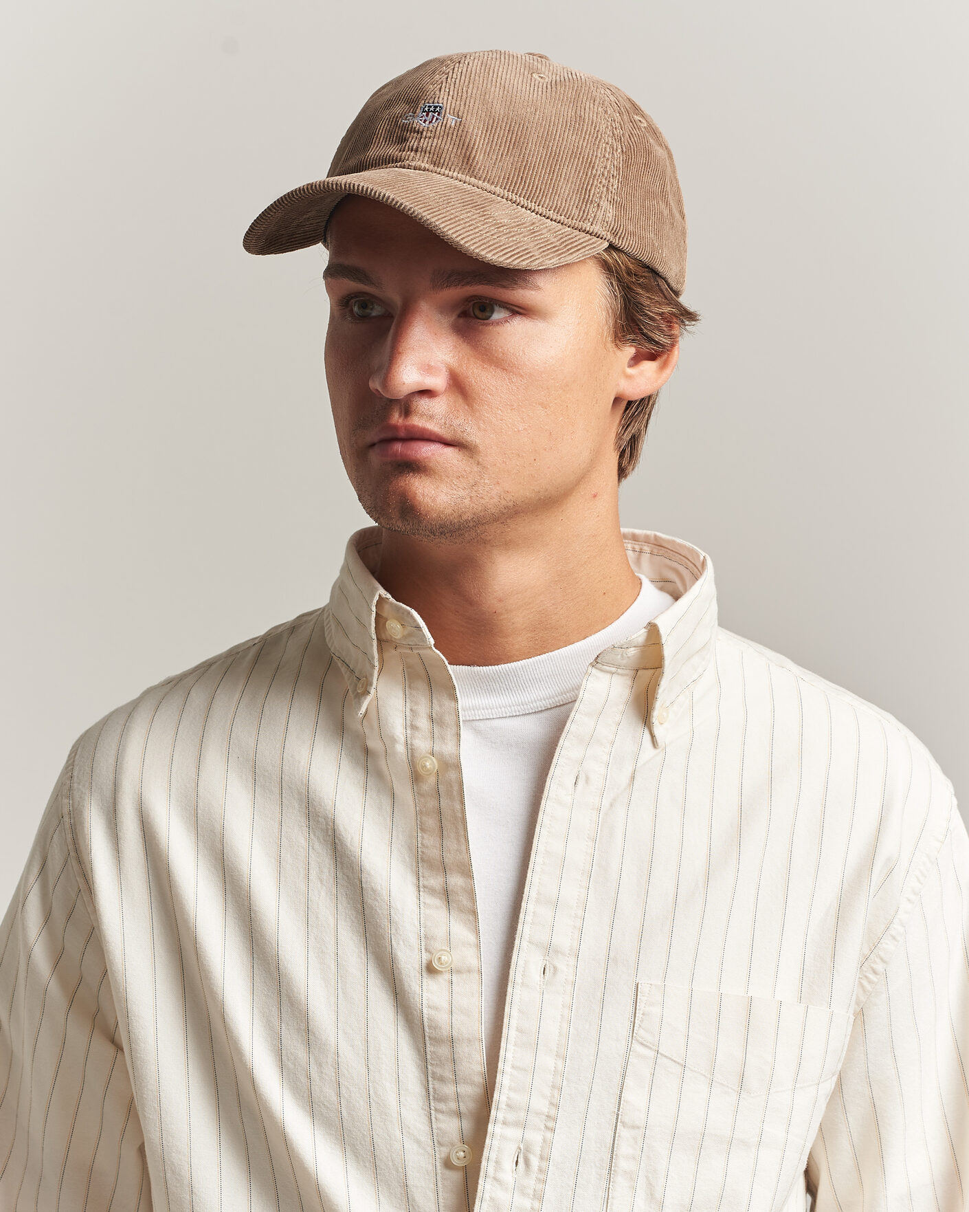 Hombres | Sombreros y gorras | Gant | Corduroy Cap Warm Khaki