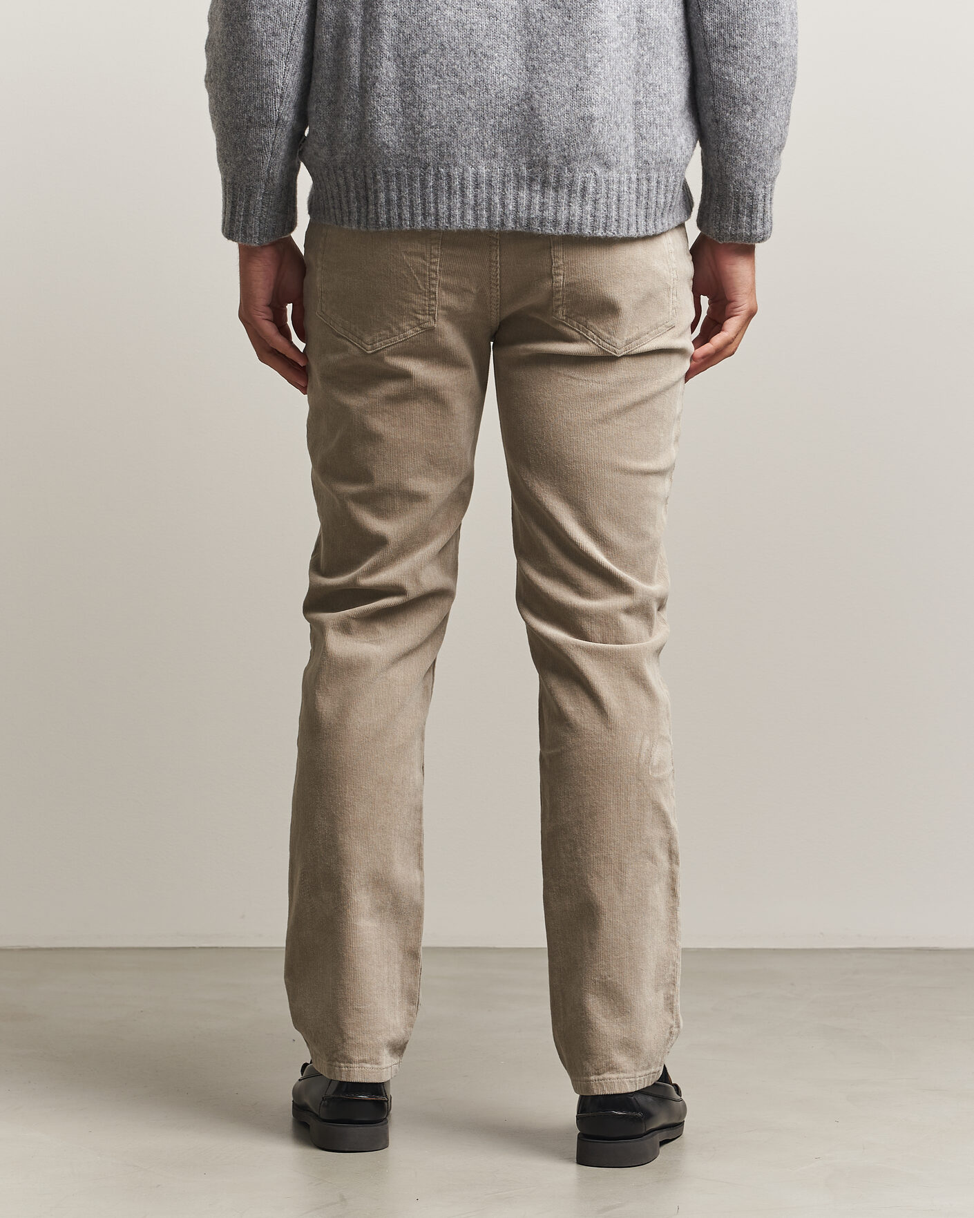 Hombres | Pantalones | Gant | Regular Fit Corduroy 5-Pocket Pants Mist Taupe